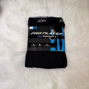 Pro Player Men's Black Thermal Boxer Briefs